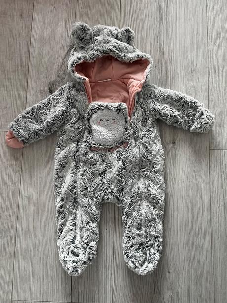 Huňatý overal s rukavičkami, coccodrillo,62