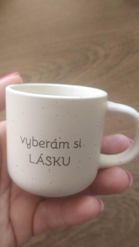 Šálka "vyberám si lásku" piccolo, 