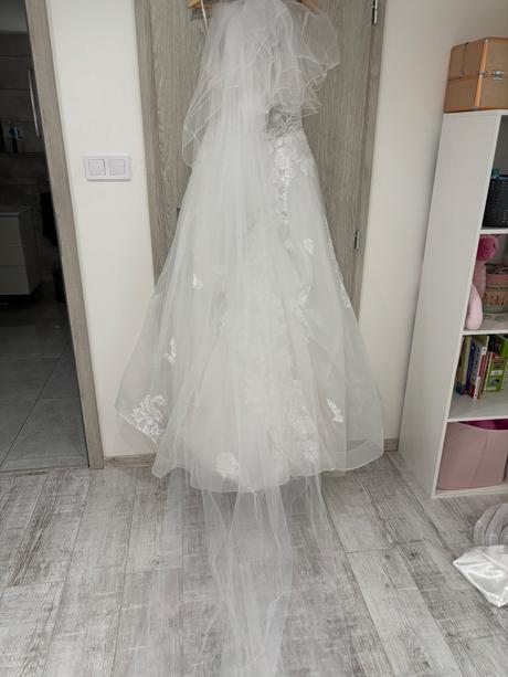 Svadobné šaty vyšívané,svadobný župan,doplnky, 38