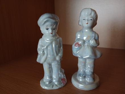 Staršie sošky školák a školáčka - set 2ks,