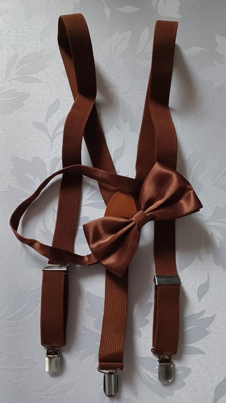 Pánske traky +motýlik,