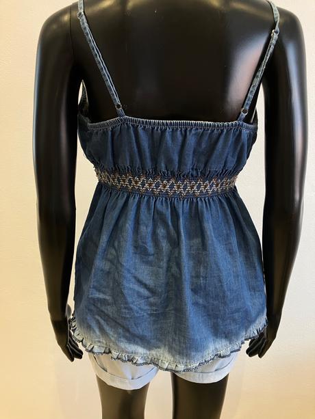 Dámska rifľová blúzka dromedar (40), dromedar,l