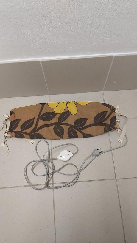 Retro pás/ohrievač na kríže zapájanie do zásuvky, 