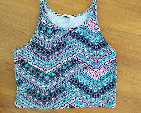 Elastický crop top, new look,s