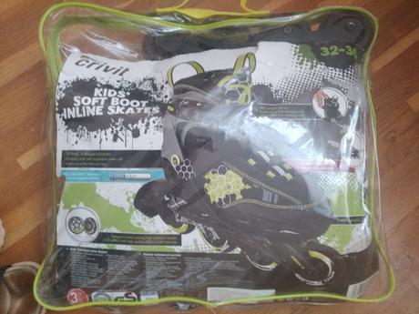 Kolieskové korčule 32-36, crivit,33