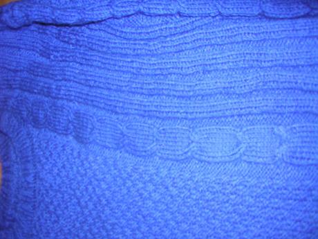 Ručne štrikovaný pulover + rolák grátis, xl