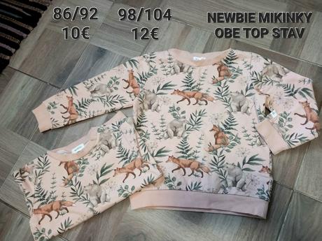 Newbie mikinky zvieratká, newbie,92