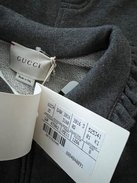 Gucci súprava nová s vysackami vel.8, 128