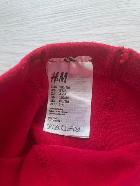 Pančuchy so zimným motívom veľ 110-116, h&m,110