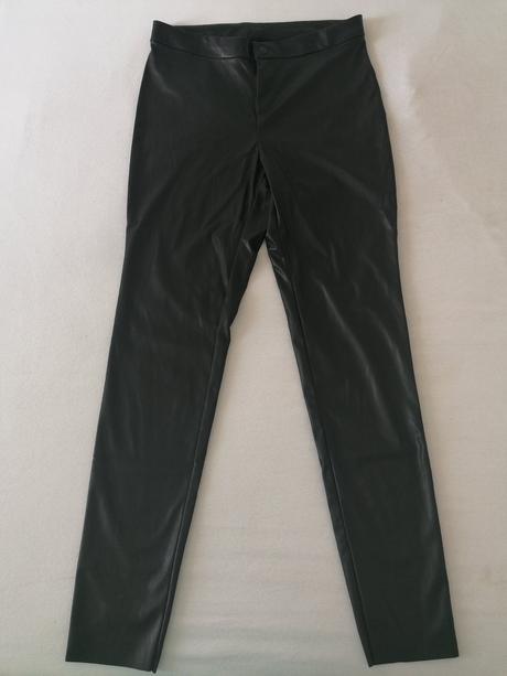 Nohavice v koženom vzhľade č. 40, esmara,l