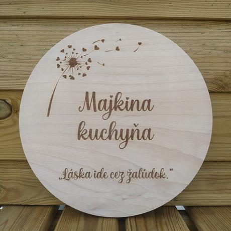 Doska na krájanie - okrúhla,