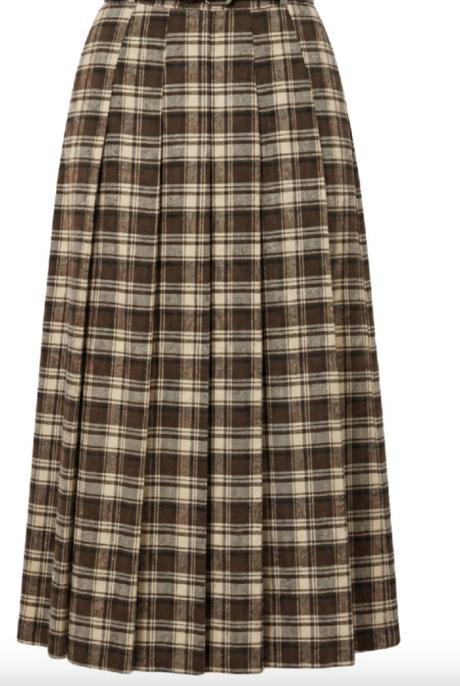 Plisovaná károvaná sukňa berkertex vel.l-xl, l