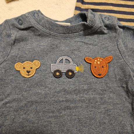 2x tričká s dlhým rukávom next 56, next,56