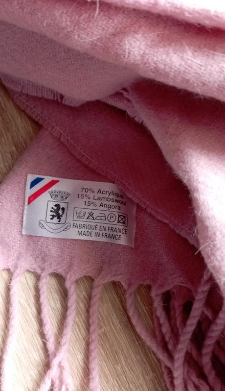 Dámsky ružový dlhý široký šál, 