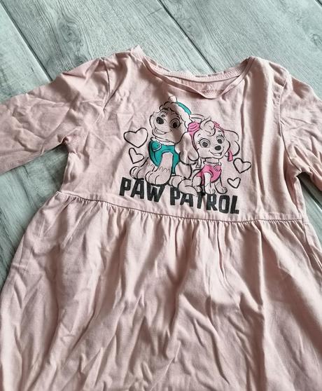 Šatky s dlhým rukávom - 98/104 paw patrol, 98
