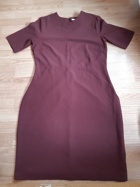 Bordové šaty h&m, h&m,42