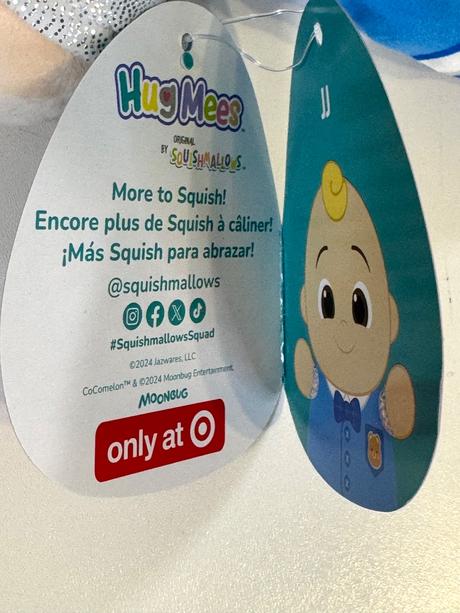 Cocomelon jj plyšová hračka hugmees squishmallows, 