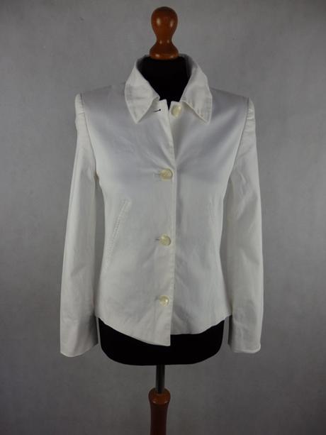 Biele bavlnené sako, 36