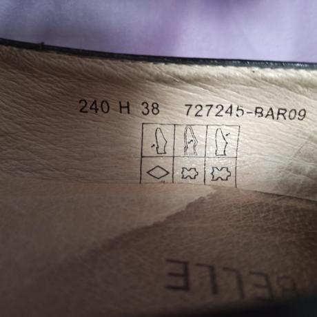 Poltopánky čierne 38, 38