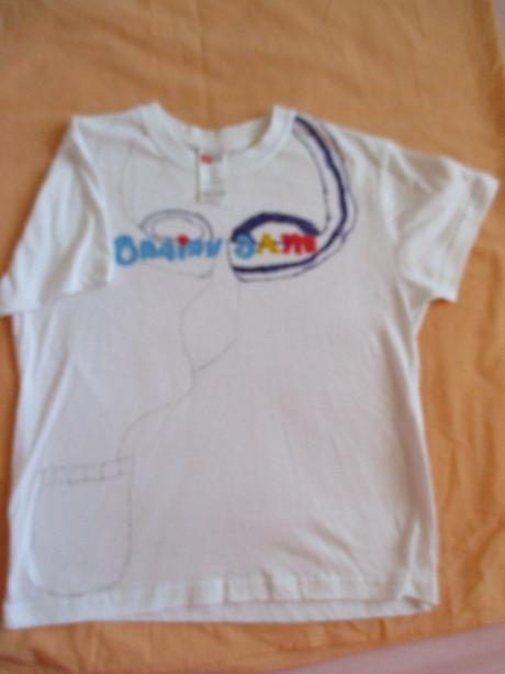 Biele tricko z cistej bavlny, just play,146