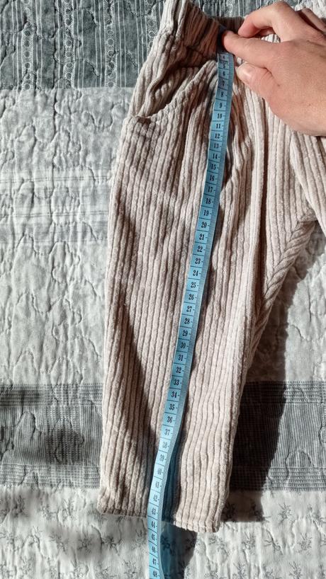 Béžové mencestrove nohavice, 1-2 roky, 86