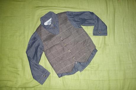 Kompletik kosielky a vesticky matalan, matalan,104