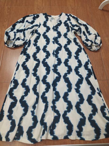 Ľanové šaty, h&m,38