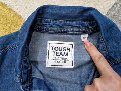 Riflová košeľa, c&a,122