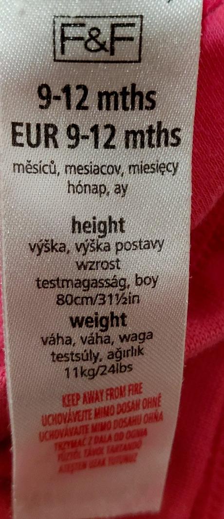 2ks body s krátkym rukávom f&f, f&f,80