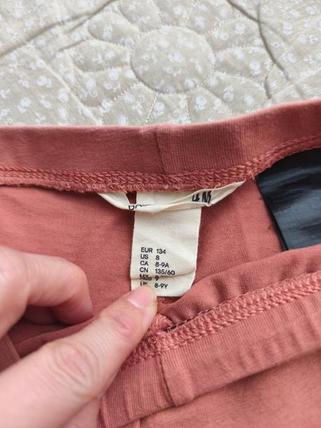 Dievčenské 3/4 legíny, h&m,134