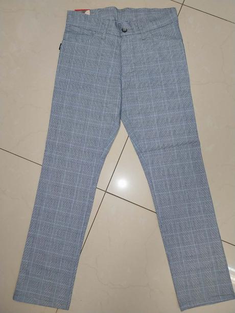 Chlapčenské elegantné nohavice le.i. káro, 128 / 134 / 146 / 164 / 170