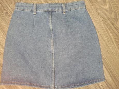 Rifľová suknička na gombíky, denim co,38