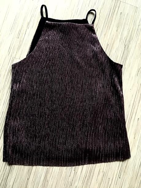 Krasny trblietavy top/d3, new look,152 / 158