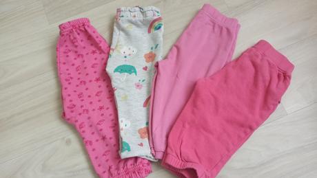 4x tepláčiky, f&f,80