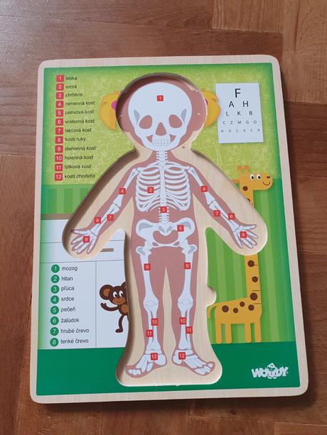 Mix drevených edukačných hračiek, 