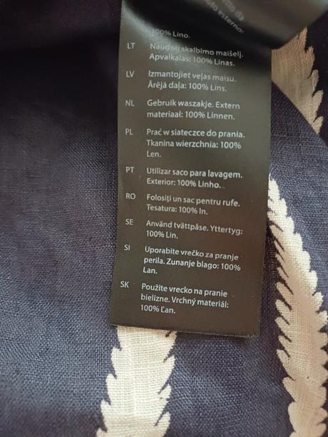 Ľanové letné šaty na ramienka zn.cos + darček, cos,34 / xs