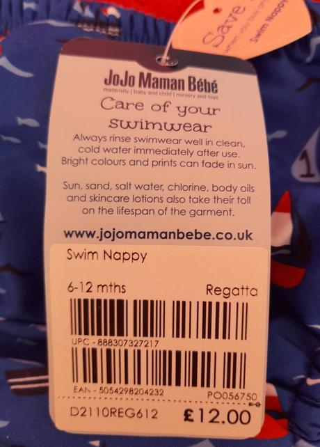 Plavky pre bábätka, regatta,68 / 74 / 80 / 86