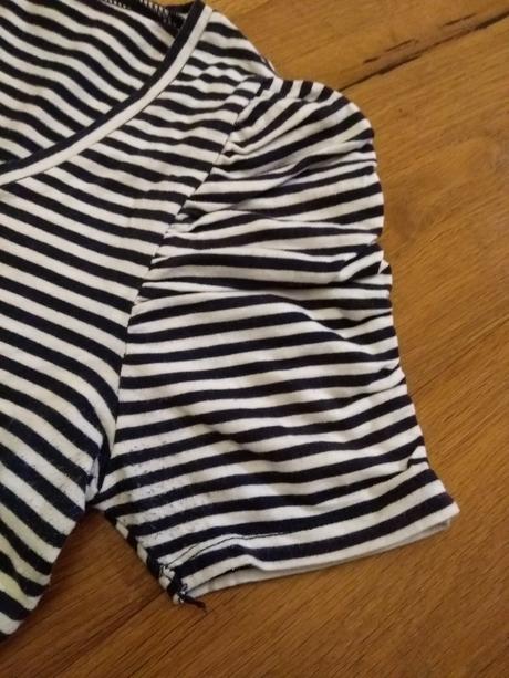 Pásikavé tričko s krátkym rukávom, m