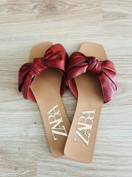 Krásne šľapky s mašličkou značky zara, zara,38