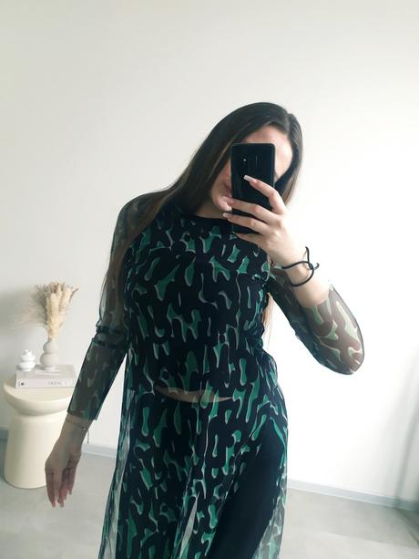 Extravagantný top m, m