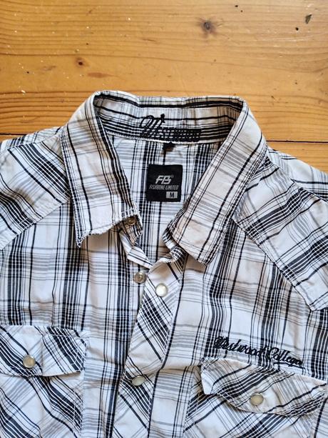 Letná košeľa, fishbone,m