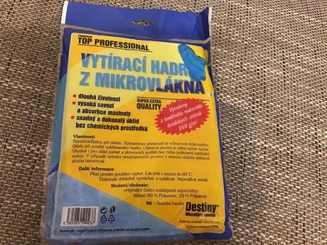 Handra z mikrovlákna,