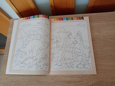 Maľovanie podľa čísel -dinosaury, 