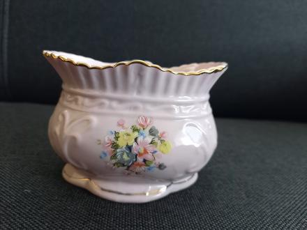 Zlato ružová cukornička,