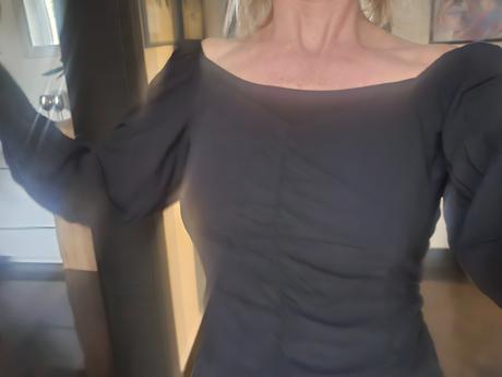 Blúzka so širokými rukávmi ala divoký západ, m