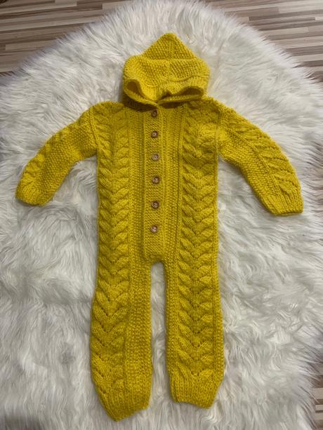 Pletený overal, 50 - 80