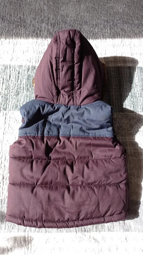 Zateplena vesta s kožušinkou, mothercare,92