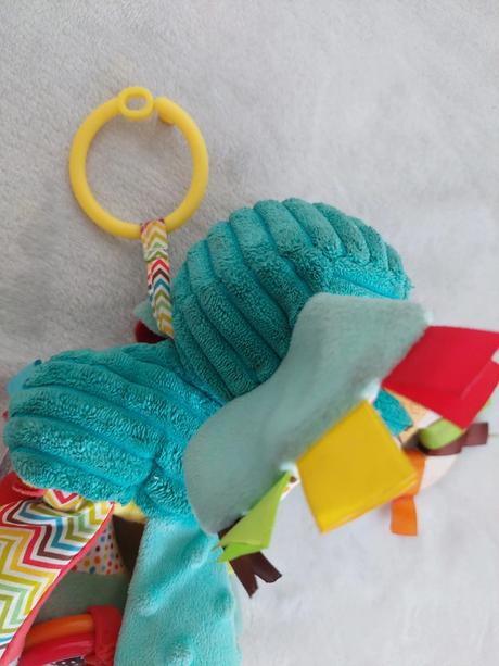 Baby závesný interaktívny sloník 3v1,