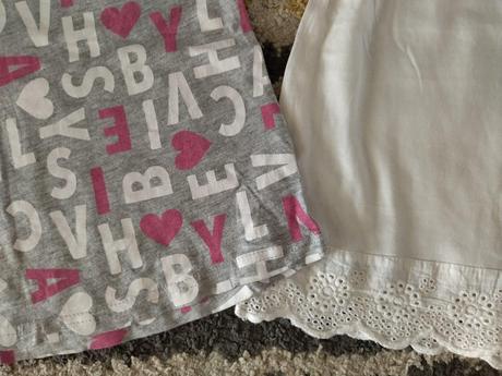 Písmenkové letné tielko 134/140, takko,134