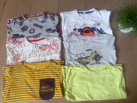 6 pack trička, kiki&koko,116